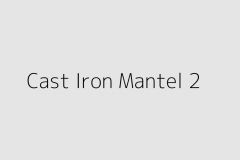 Cast Iron Mantel 2