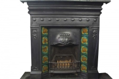 LATE VICTORIAN "ARTS & CRAFTS" COMBO MANTEL